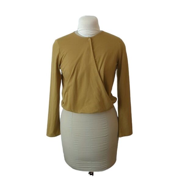 Oak + Fort Surplice Wrap Top - Picture 3 of 5